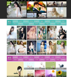 价值180的仿3641美女图库帝国CMS内核整站源码-酷库源码网