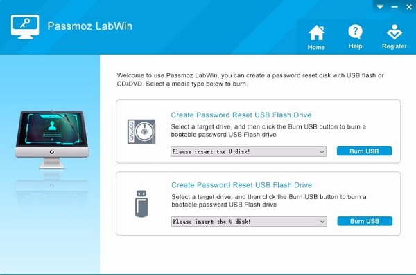 Windows密码恢复软件PassMoz LabWin 可绕过密码-酷库源码网