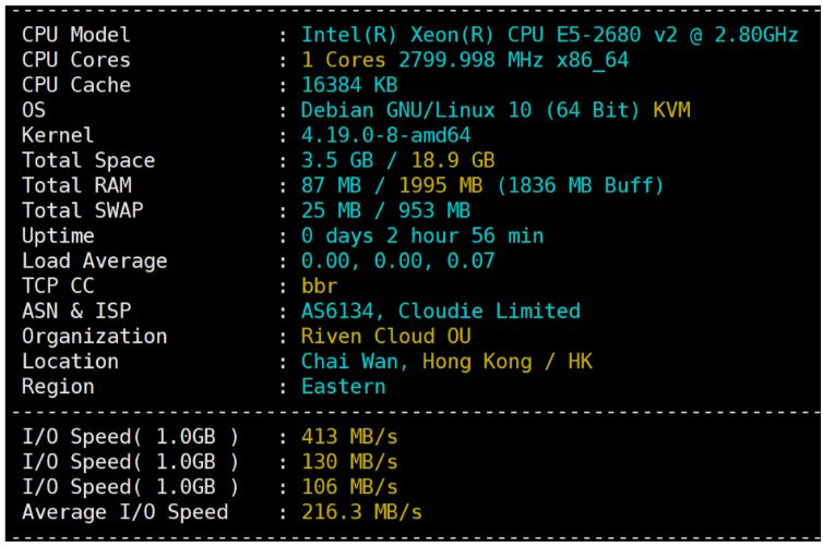 dogyun(狗云) 香港VPS-“香港-CLD”数据中心bgp线路VPS简单测评-酷库源码网
